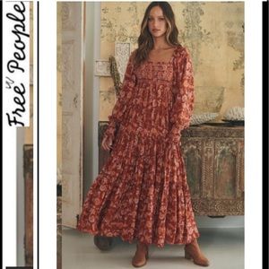 Free People Sweet Escape Long Sleeve Maxi